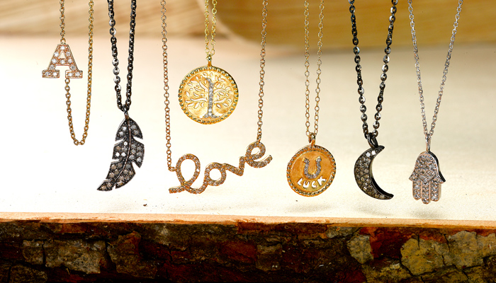 Sentiments collection of necklaces and pendants